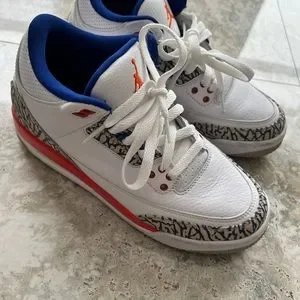 Size 5.5 - Jordan 3 Retro Knicks Rivals 2019 398614-148 | eBay Air Jordan 3 Retro Knicks Size 5.5Y main image 1